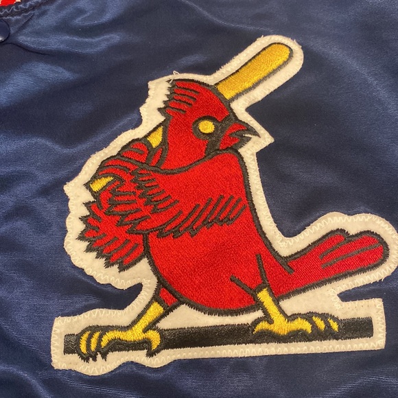 Vintage 1980s style starter St. Louis Cardinals satin jacket - Picture 2 of 14
